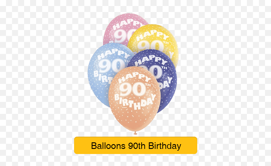 Age 90 - 90th Birthday U2014 Edu0027s Party Pieces Circle Emoji,Party Poppers Emoji