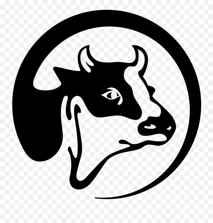 Cow Icon Transparent U0026 Png Clipart Free Download - Ywd Cow Head Logo Png Emoji,Cow Coffee Emoji