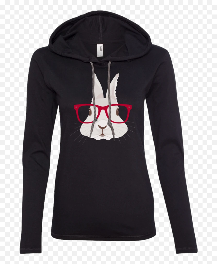 Motheru0027s Day - Adorable Hipster Emoji Bunny Rabbit Women Cold Never Bothered Me Anyway Hockey Mom,Hipster Emojis