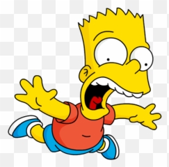 Bart Bartsimson Simpsons Disney Sticker - Psd Emoji