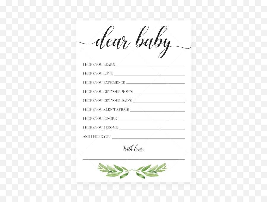 Printable Baby Shower Wishes For Baby Cards - Wishes For Baby Cards Emoji,Snapchat Emoji Themes