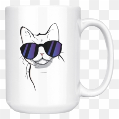 American Wirehair Cat White Coffee Mug - Serveware Emoji
