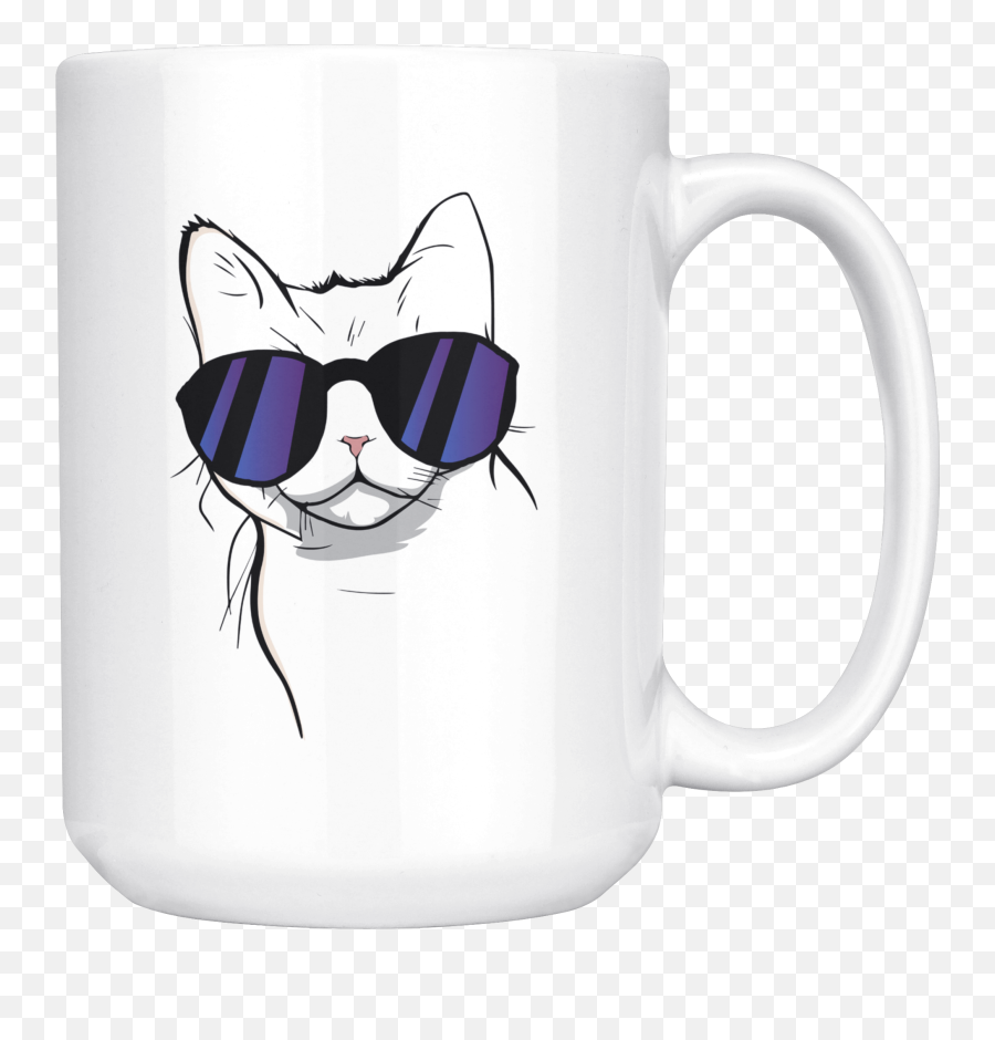 American Wirehair Cat White Coffee Mug - Serveware Emoji,Coffee Poodle Emoji
