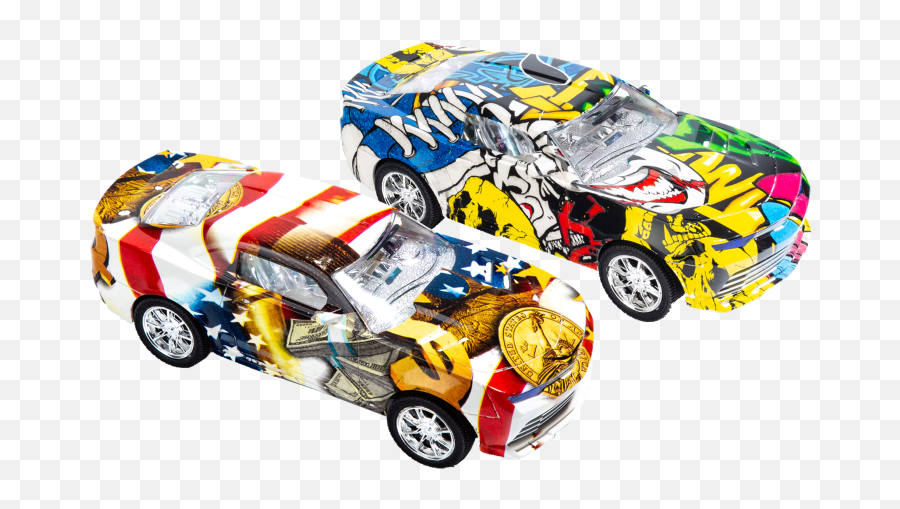 Muscle Man Collection Manual Toy Car - Synthetic Rubber Emoji,Car Box Mask Emoji
