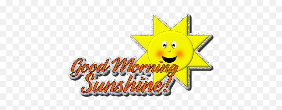 Good Morning Graphics And Animated Good Morning Clipart 3 - Good Morning  Sunshine Animated Gif Emoji,Good Morning Emoji - free transparent emoji -  