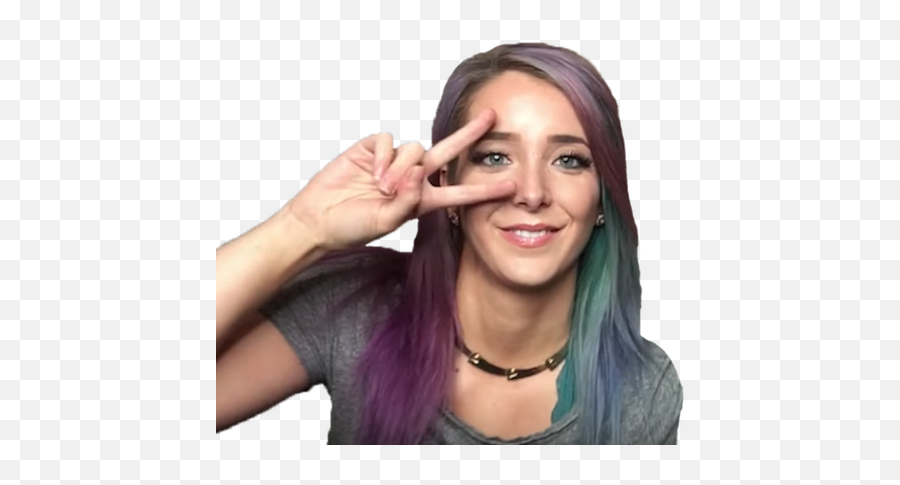 Well Be Glowing In The Dark For Your Discord Emoji Pleasure - Jenna Marbles Doing A Peace Sign,Retweet Emoji