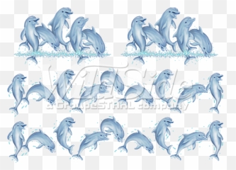Jumping Dolphins - Clip Art Emoji,Surfs Up Emoji