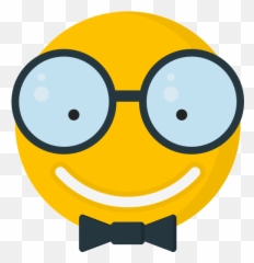 The Best Free Geek Icon Images - Cute Face With Glasses Emoji,Star Trek Emoticon
