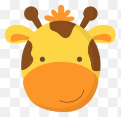 Clipart Giraffe Face - Jungle Animals Faces Emoji,Giraffeemoji.com