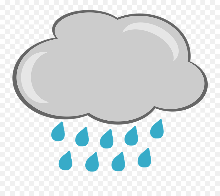 Free Rainy Weather Illustrations - Transparent Background Rain Cloud Clipart Emoji,Fairy Tail Emoji