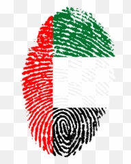 United Arab Emirates Flag Fingerprint - Challenges Of Digital India Emoji