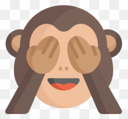 Monkey - Emoticon Blind Vector Emoji