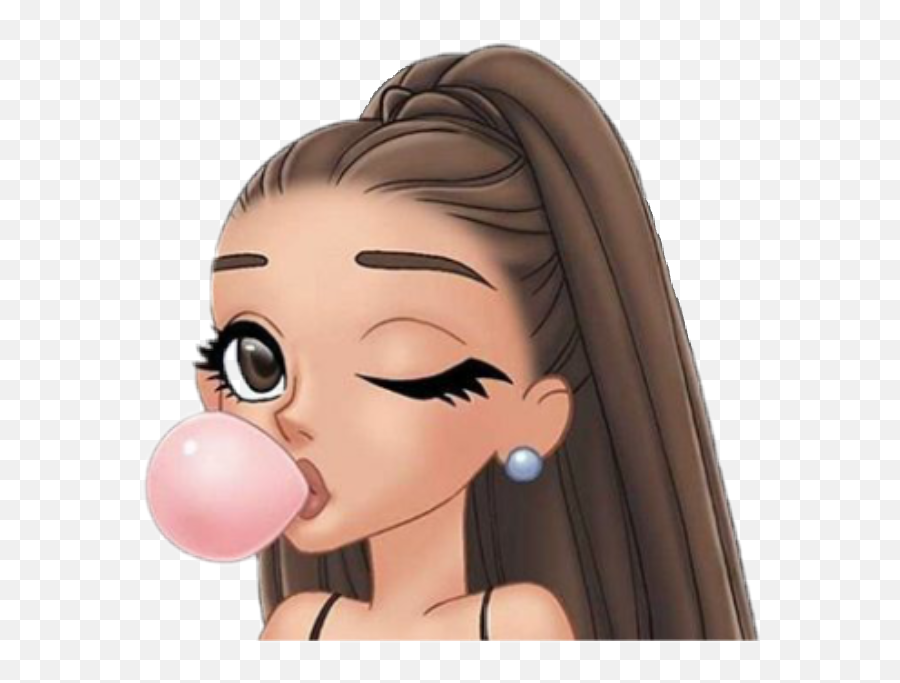 Arimoji Bubblegum Emoji - Ariana Grande Wallpaper Cartoon,Bubblegum Emoji