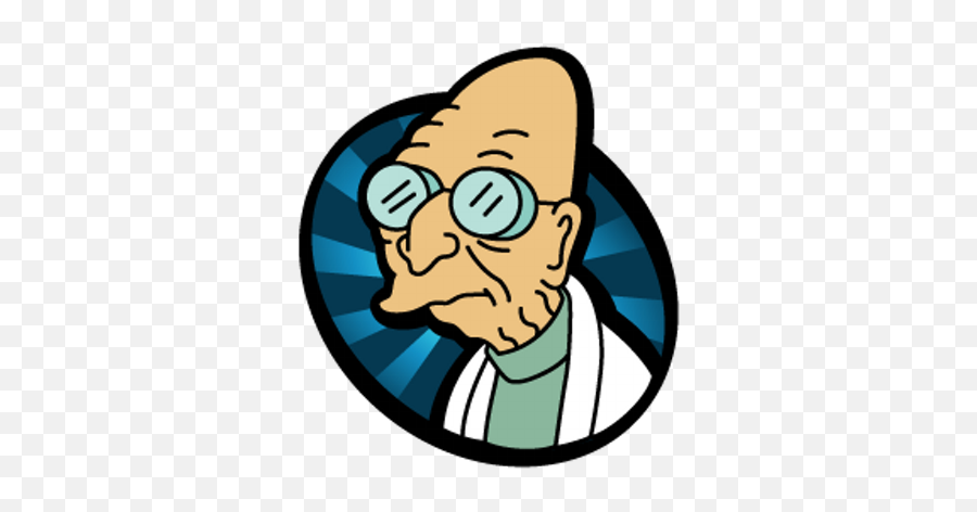 Professor Farnsworth - Futurama Farnsworth Emoji,Professor Emoji