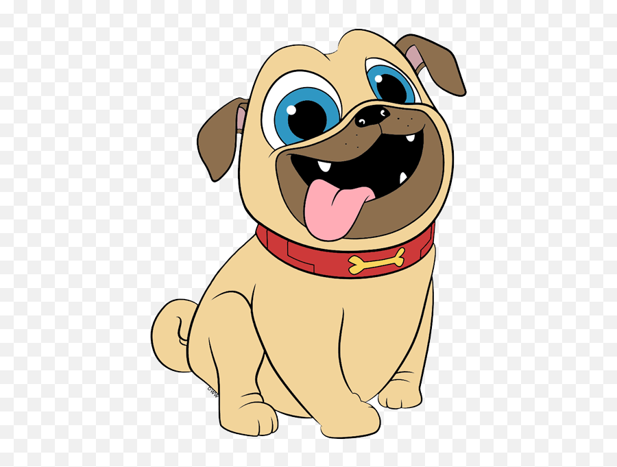 Doggy Drawing Animated Dog Picture - Cartoon Rolly Puppy Dog Pals Emoji,Dog Emoticons Facebook