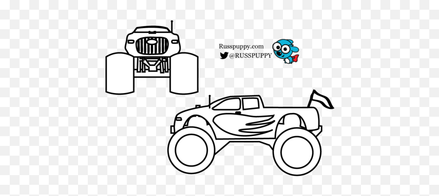 Monster Truck Coloring Pages Pdf - Russpuppy Emoji,Monster Truck Emoji