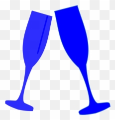 Free Champagne Wine Vectors - Blue Champagne Glass Clipart Emoji,Alcohol Emoji