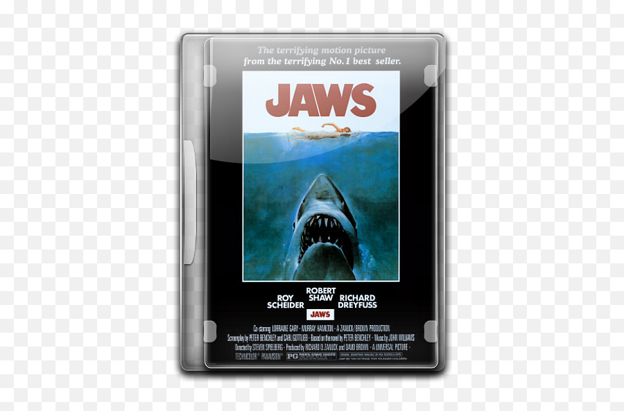 Jaws Icon - 1975 Jaws Movie Poster Emoji,Jaws Emoji