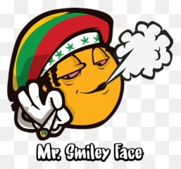 Mr Smiley Face - Smiley Cannabis Emoji,Weed Emojis
