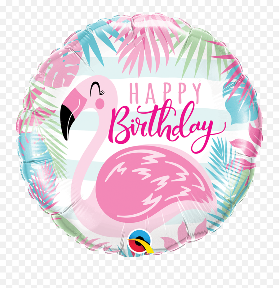 Pink Flamingo Birthday Gifts And Party - Ballon Helium Happy Birthday Emoji,Flamingo Emoji
