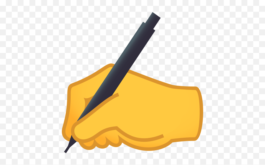 Emoji Writing Hand To Copypaste Wprock - Writing Hand Gif Clipart,Ok Sign Emoji
