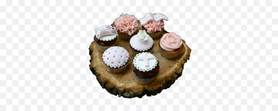 Baptism Blush Cupcakes U2013 Sugar Street Boutique - Cupcake Emoji,Emoji Cupcakes