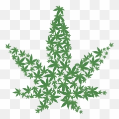 Pot Cannabis Marijuana Leaf Png Hd - Emoji