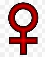 Red Female Symbol transparent PNG - StickPNG Transparent Emoji