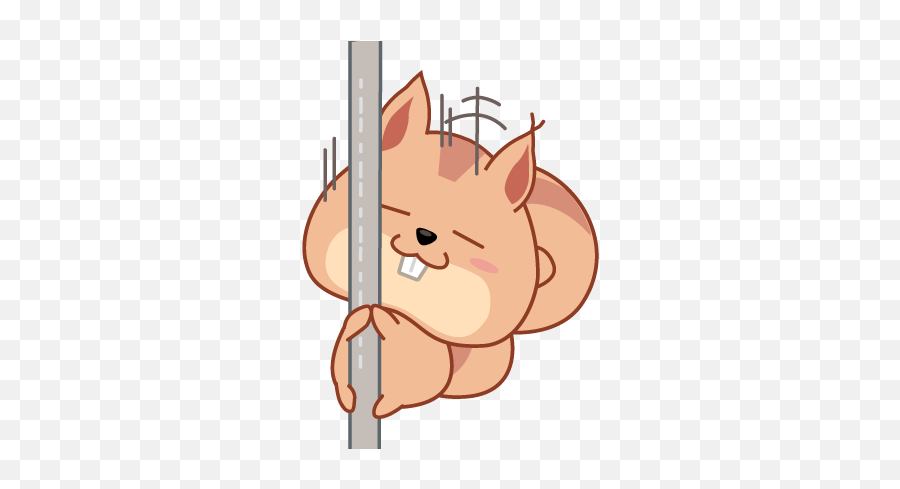 Kwipi Squirrel Love Acorn - Fictional Character Emoji,Squirrel Emoticon