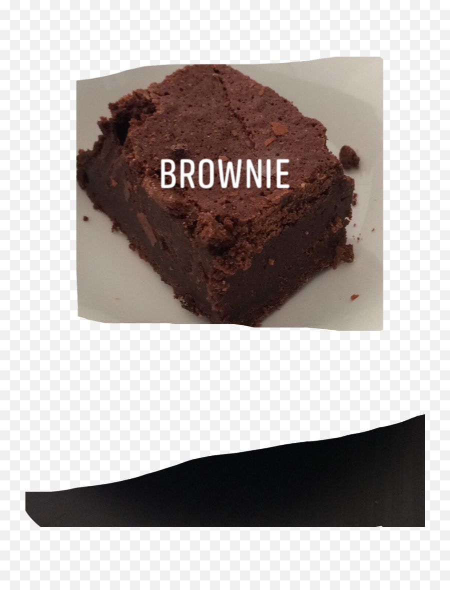 Brownie Freetoedit Freetoedit - Chocolate Cake Emoji,Brownie Emoji