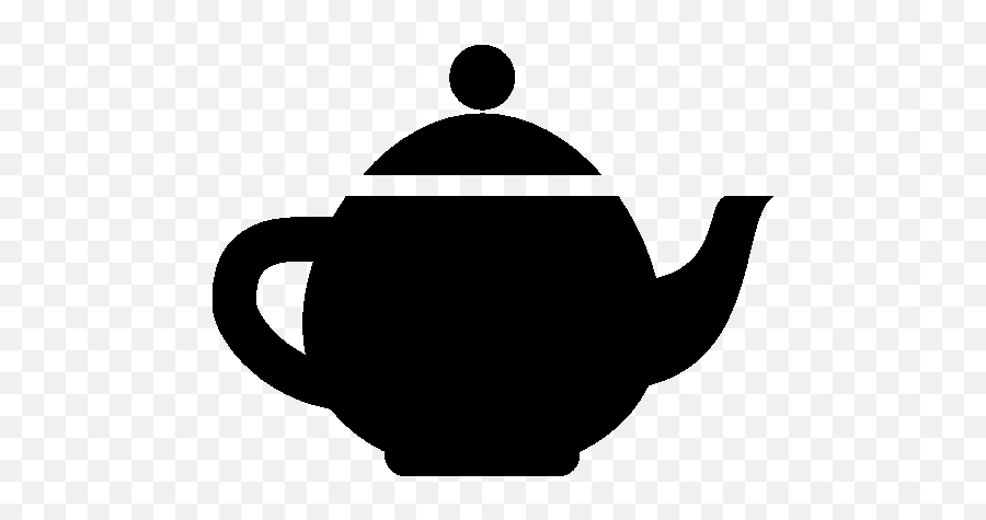 Food Teapot Icon - Png Transparent Teapot Silhouette Emoji,Teapot Emoji