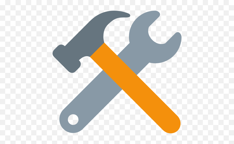 Hammer And Wrench Emoji Meaning With Pictures - Hammer And Wrench Emoji,Nut Emoji