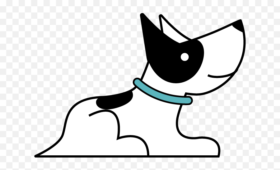 Dog Lying Down Cartoon Clipart - Laying Down Dog Clip Art Emoji,Lying Down Emoji