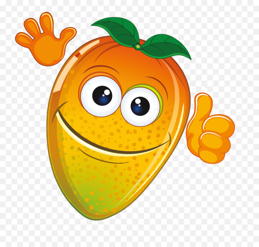 Pin - Smiling Mango Emoji,Mango Emoji