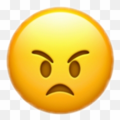 Angryemoji Angry Emoji Sticker - Transparent Iphone Emojis New,Angry Emoji Meme