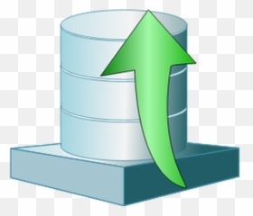 Databaseplattform Opp Vector Illustrasjon - Database Up Emoji,Live Emoji