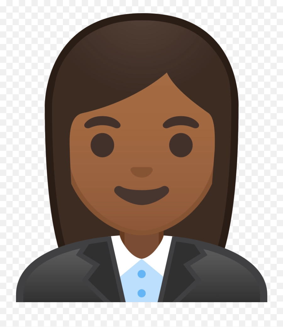 Download Free Png Woman Office Worker Medium Dark Skin Tone - Woman Png Icons People Emoji,Emoji People