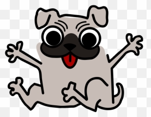 Happy Monday Dogs Clipart Kid 2 - Funny Art Emoji