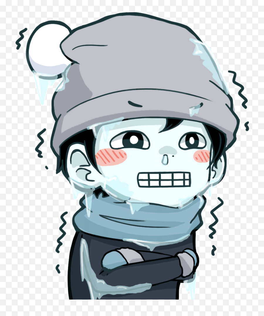 Cold Weather Detachment Stickers For - Cartoon Emoji,Cold Emoji Gif