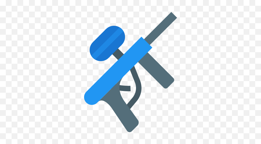 Paintball Gun Icon - Electric Blue Emoji,Paintball Emoji