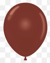 Brown Helium Latex Balloons - Emoji