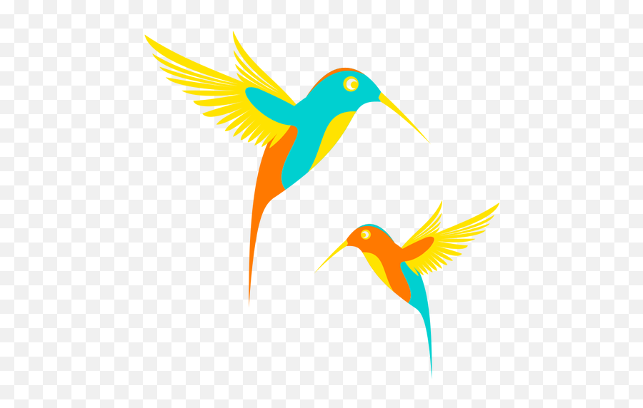 Bird Bird Beak Wing Clipart - Png Colourful Bird Vector Emoji,Hummingbird Emoticon