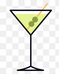 Dirty Martini Graphic - Clip Art Emoji,Martini Emoji