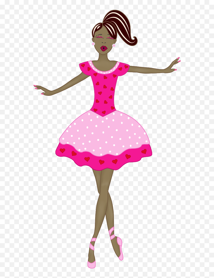 Black Ballerina Clipart Pack - Ballerina In Tutu Clipart Emoji,Ballerina Emoji Costume