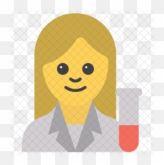 Female Scientist Emoji Icon - Illustration,Scientist Emoji
