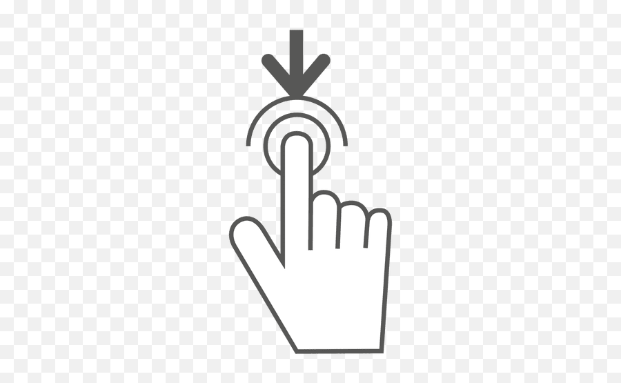 Swipe Down Gesture Icon - Gesture White Icon Png Emoji,Down Finger Emoji