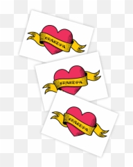 Love Grandpa - Grandparent Clipart Full Size Tattoo Emoji