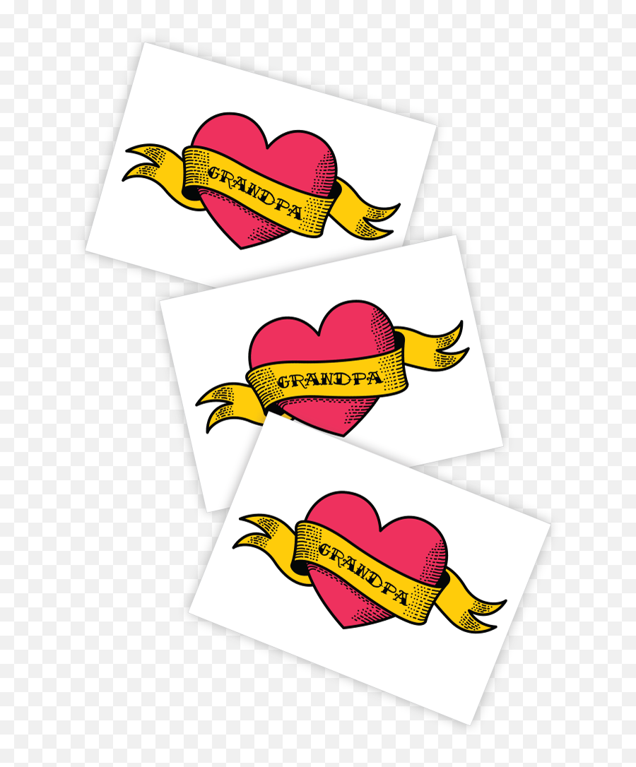Love Grandpa - Grandparent Clipart Full Size Clipart Tattoo Emoji,Grandpa Emoji