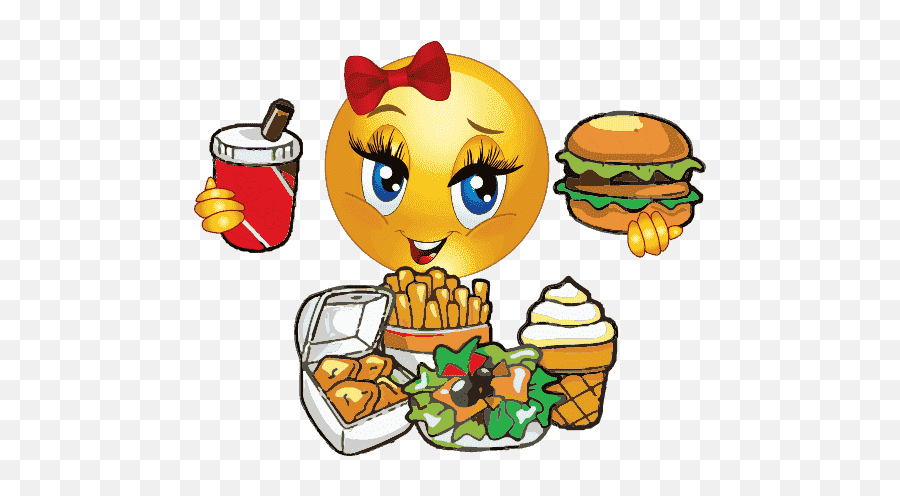 Girly Emoji Stickers For Whatsapp - Emoji Eat,Girly Emoji