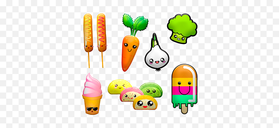 200 Free Kawaii U0026 Cute Illustrations - Pixabay Clip Art Emoji,Ice Cream And Sun Emoji